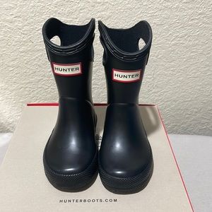 Hunter Brand New With Box Black Toddler Rain Boots